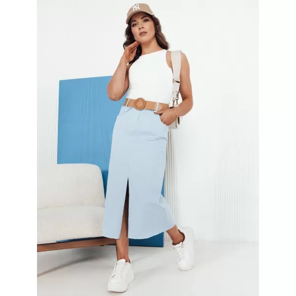  Fusta doamnelor DSTREET ELLENA CY0448 ALBASTRU DESCHIS 