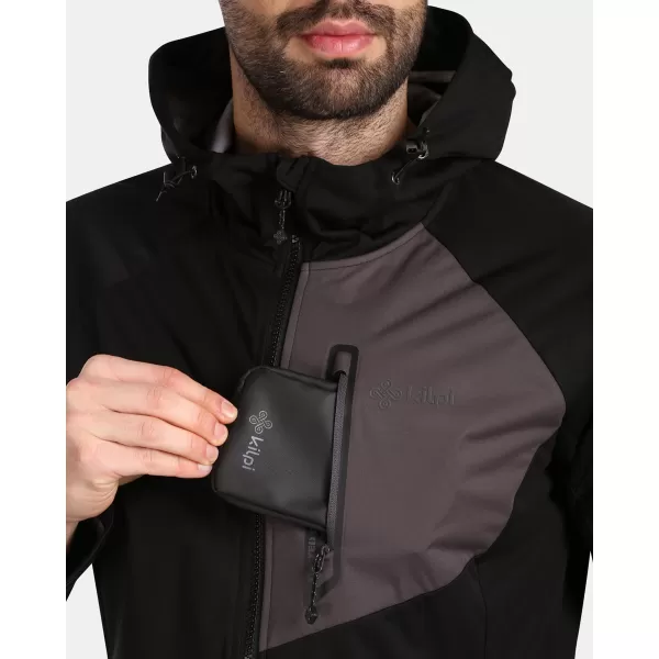  Jachetă softshell pentru bărbați KILPI BELTRA-M VM0107KI NEGRU 