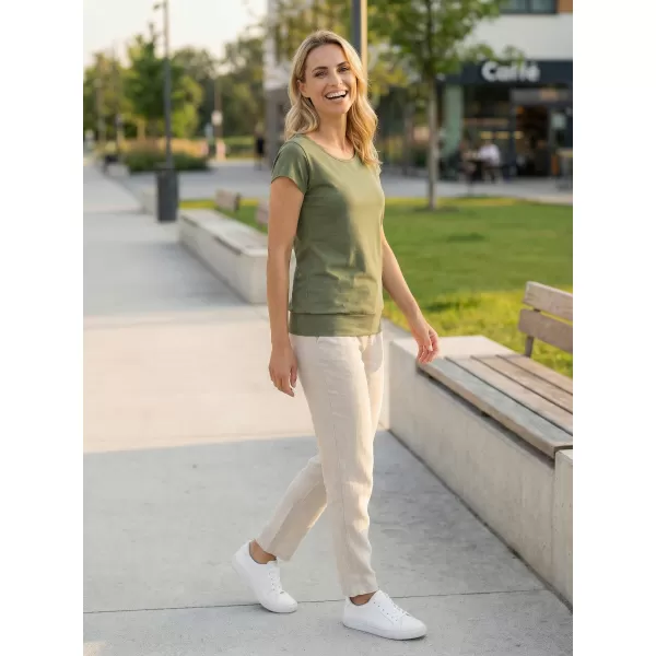  Tricou pentru femei ALTISPORT NP/ALW021 KAKI 