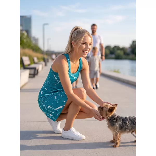  Rochie vestă funcțională premium pentru femei ALTISPORT VOJ/ALW034SAT01 SMARALD 