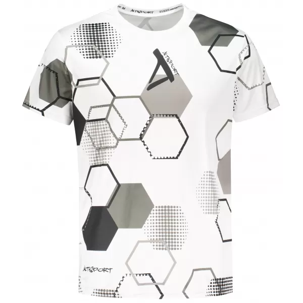  Tricou funcțional premium pentru bărbați ALTISPORT VOJ/ALM037TR01 ALB 