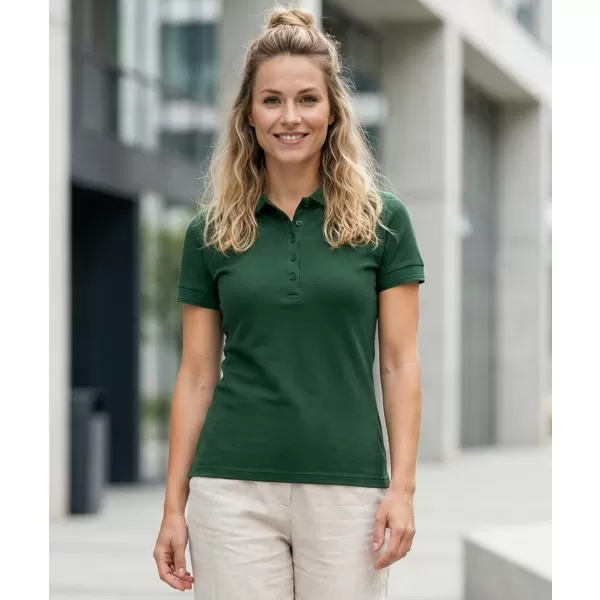  Tricou de damă cu guler ALTISPORT NP/ALW012 VERDE INCHIS 