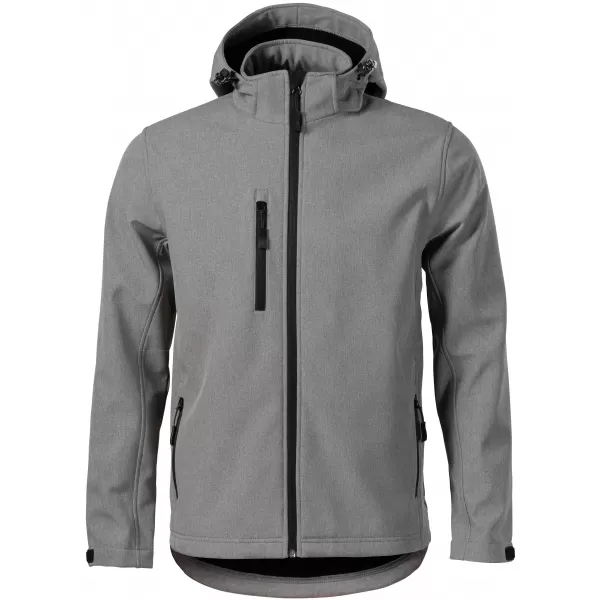  Jachetă softshell pentru bărbați ALTISPORT NP/ALM225 GRI OȚEL 