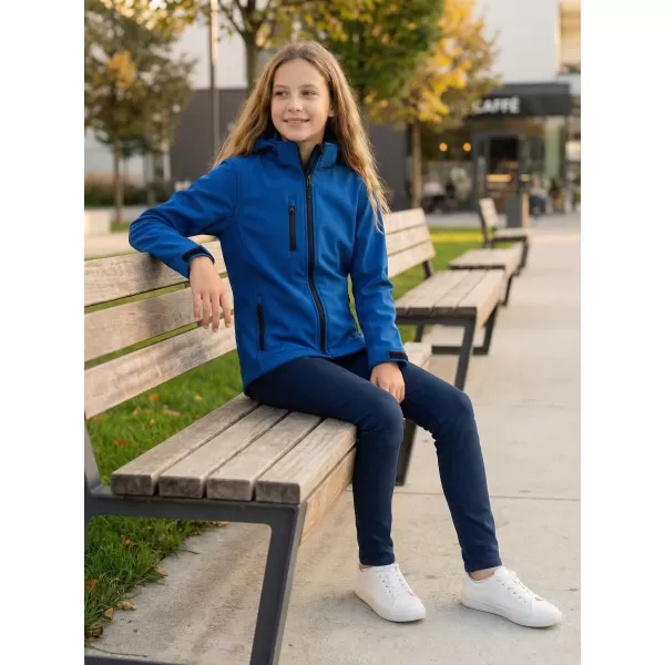  Jachetă softshell pentru copii ALTISPORT NP/ALK535 ALBASTRU REGAL 