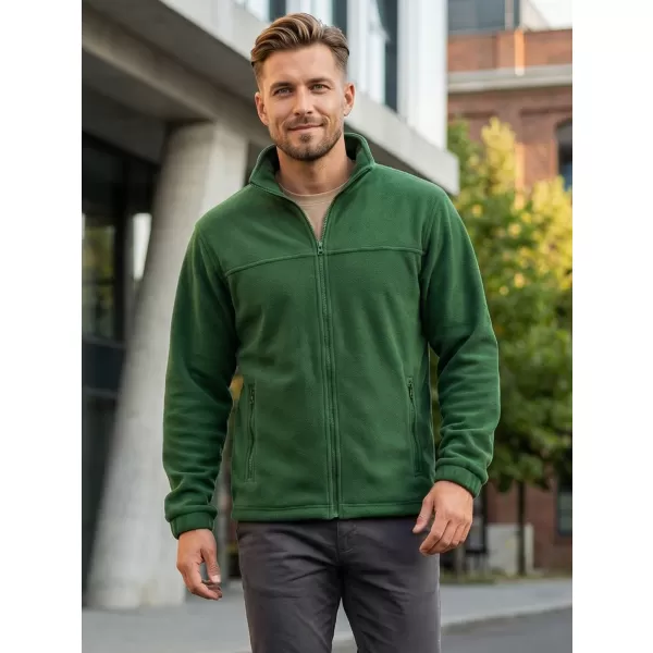  Hanorac pentru bărbați din fleece ALTISPORT NP/ALM105 STICLA VERDE 