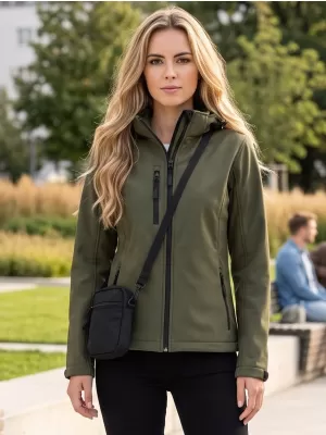 Jachetă softshell pentru femei ALTISPORT NP/ALW125 MILITAR