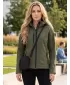 Jachetă softshell pentru femei ALTISPORT NP/ALW125 MILITAR