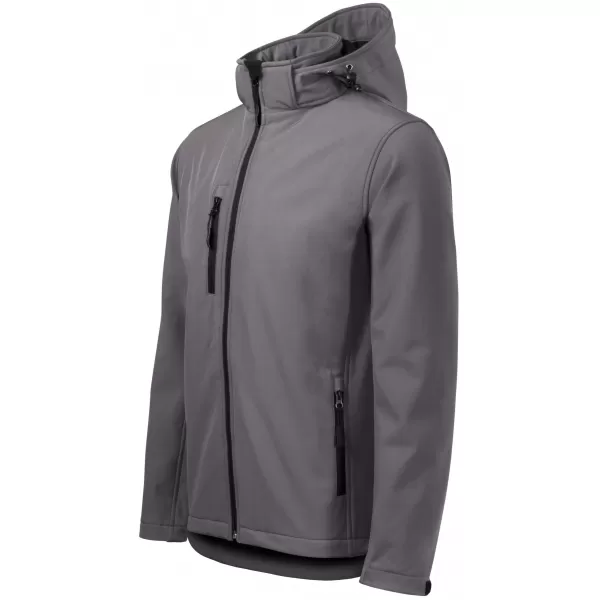  Jachetă softshell pentru bărbați ALTISPORT NP/ALM225 EVIDENȚIERI GRI ÎNCHIS 