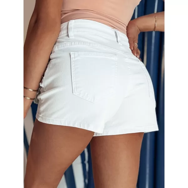  Pantaloni scurţi DSTREET SHINEWEAR SY0339 ALB 