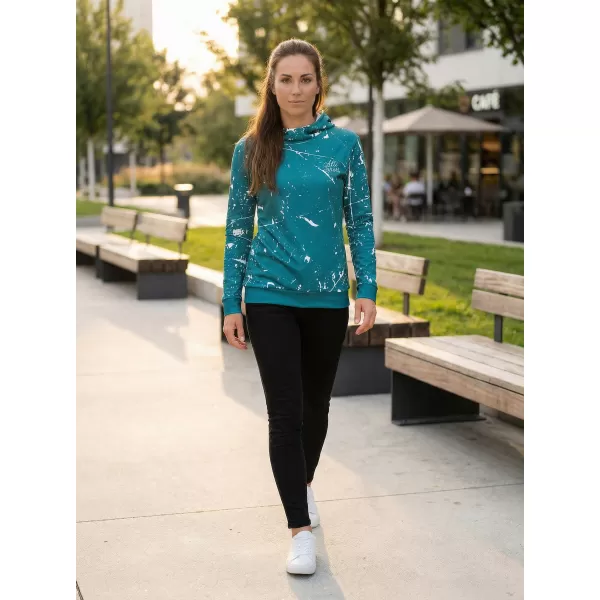  Hanorac funcțional premium pentru femei ALTISPORT VOJ/ALW034MI01 SMARALD 