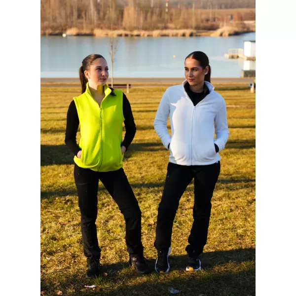  Hanorac de damă din fleece ALTISPORT NP/ALW405 ALB 