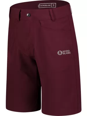 Pantaloni scurți pentru bărbați NORDBLANC FIDELITY NBSPM8049 BURGUNDIA