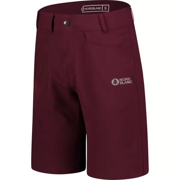  Pantaloni scurți pentru bărbați NORDBLANC FIDELITY NBSPM8049 BURGUNDIA 