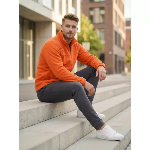  Hanorac pentru bărbați din fleece ALTISPORT NP/ALM105 PORTOCALE 