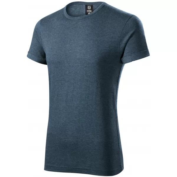  Tricou pentru bărbați ALTISPORT NoPrint NP/ALM361 EVIDENȚIERI DE DENIM ÎNCHIS LA CULOARE 