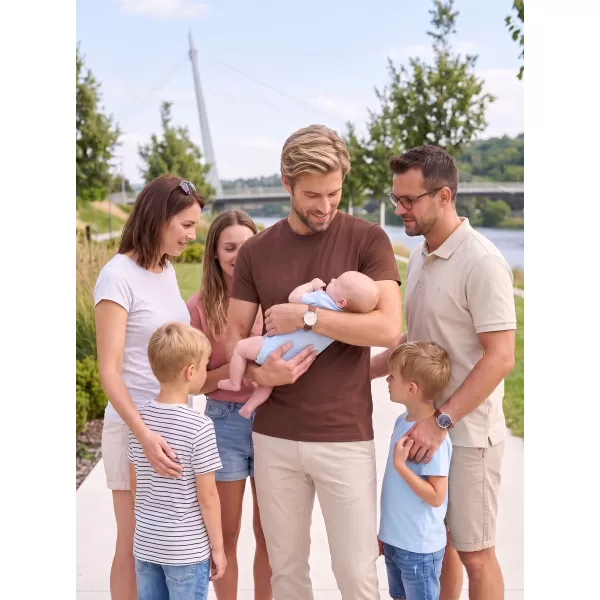  Tricou pentru bărbați ALTISPORT NP/ALM921 CIOCOLATĂ 