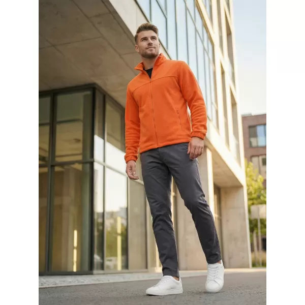  Hanorac pentru bărbați din fleece ALTISPORT NP/ALM105 PORTOCALE 