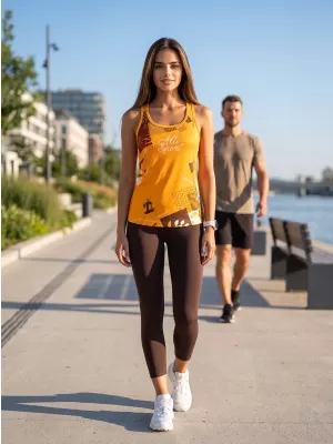 Maieu premium funcțional pentru femei ALTISPORT VOJ/ALW009TIL01 GALBEN