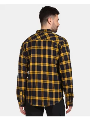 Cămașă pentru bărbați KILPI FLANNY-M VM0380KI CHIHLIMBAR