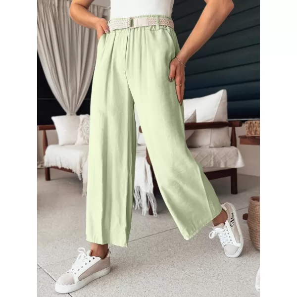  Pantalonii pentru doamne DSTREET CHIMAS UY2108 VERDE DESCHIS 