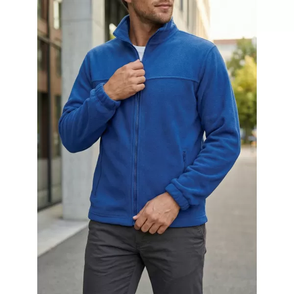  Hanorac pentru bărbați din fleece ALTISPORT NP/ALM105 ALBASTRU REGAL 