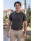 Tricou pentru bărbați cu guler ALTISPORT NP/ALM302 ARDEZIE ÎNTUNECATĂ