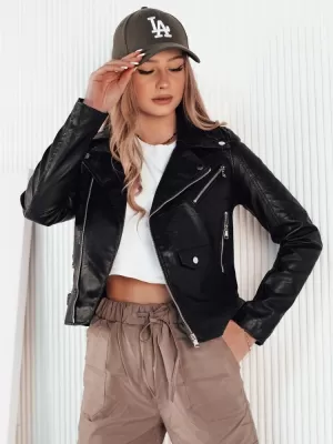 Sacou din piele DSTREET ERIETA TY4197 NEGRU