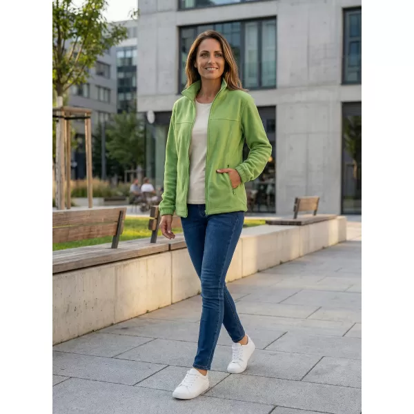  Hanorac de damă din fleece ALTISPORT NP/ALW405 IARBA VERDE 