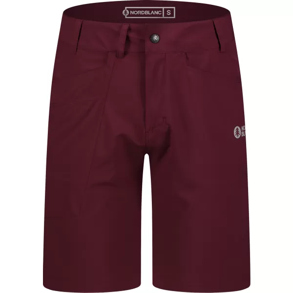  Pantaloni scurți pentru bărbați NORDBLANC FIDELITY NBSPM8049 BURGUNDIA 