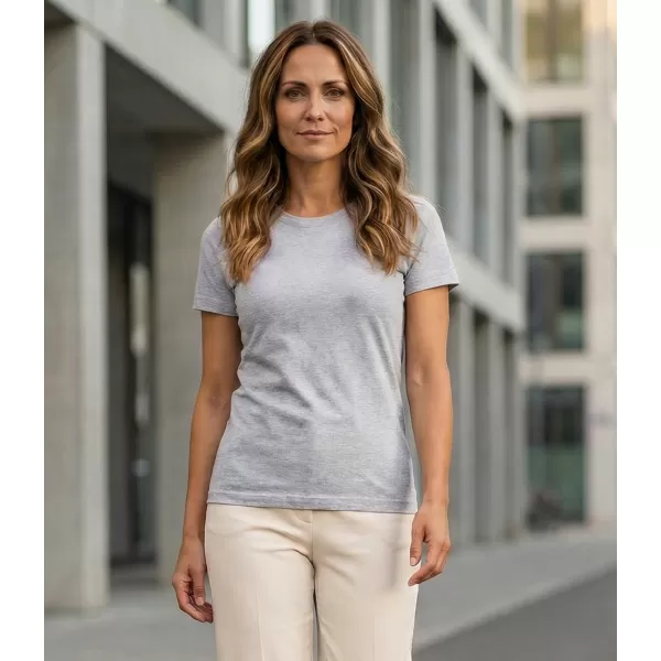  Tricou pentru femei ALTISPORT NP/ALW331 EVIDENȚIERI GRI DESCHIS 