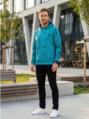 Hanorac funcțional premium pentru bărbați ALTISPORT VOJ/ALM034MI01 SMARALD