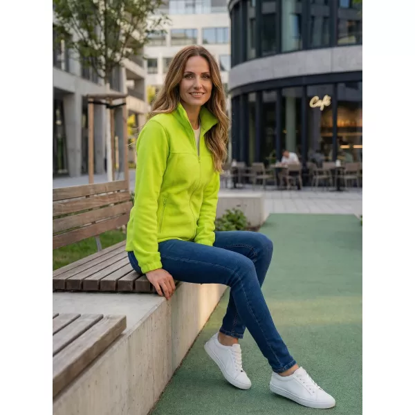  Hanorac de damă din fleece ALTISPORT NP/ALW405 LĂMÂIE VERDE 