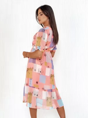 Rochie DSTREET BLOSSOM LOVE EY2522 ROZ