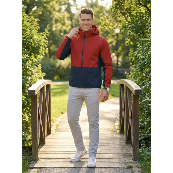 Jachetă pentru bărbați ALTISPORT NoPrint NP/ALM835 ROȘU 