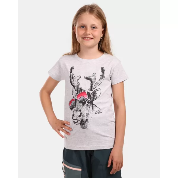  Tricou fetita KILPI MALGA-JG VJ0372KI ALB 