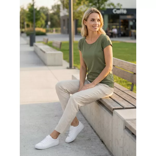  Tricou pentru femei ALTISPORT NP/ALW021 KAKI 