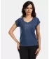 Tricou pentru femei KILPI ROANE-W VL0364KI ALBASTRU ÎNCHIS