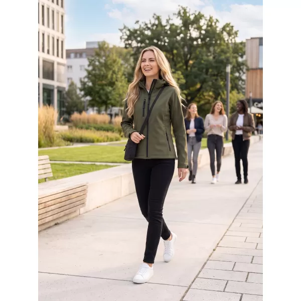  Jachetă softshell pentru femei ALTISPORT NP/ALW125 MILITAR 