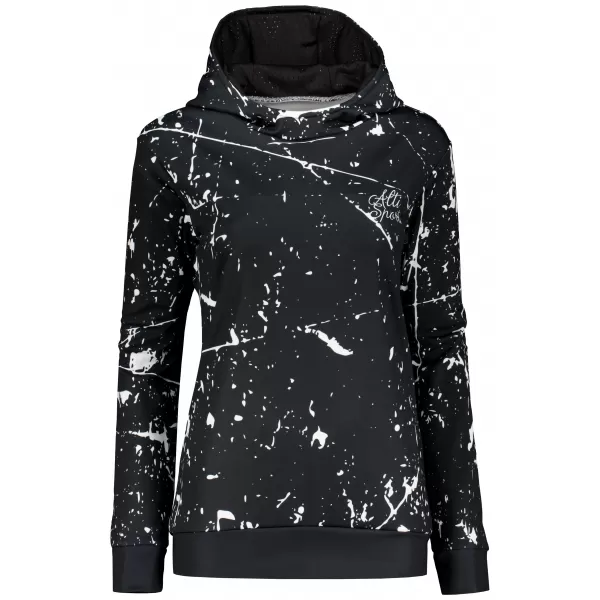  Hanorac funcțional premium pentru femei ALTISPORT VOJ/ALW034MI01 NEGRU 