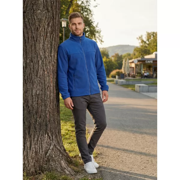  Hanorac pentru bărbați din fleece ALTISPORT NP/ALM105 ALBASTRU REGAL 