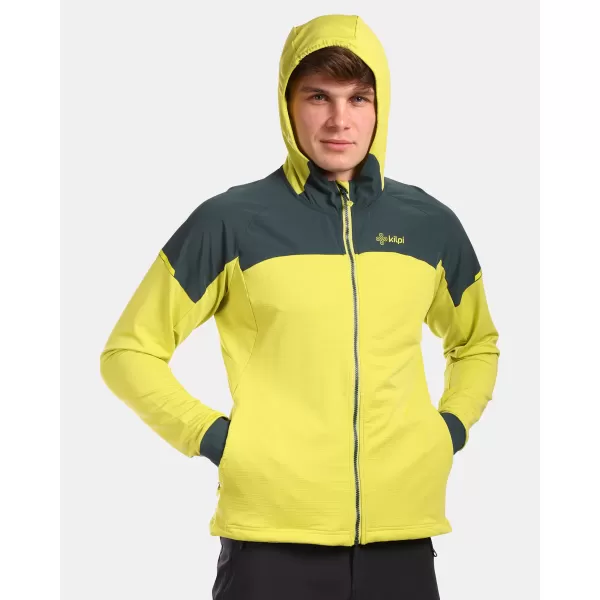  Hanorac pentru bărbați din fleece KILPI MEMPHIS-M VM0201KI VERDE DESCHIS 