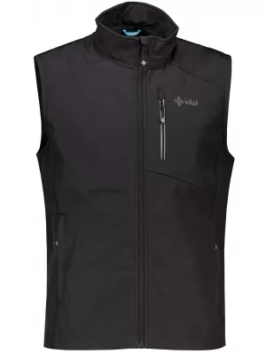 Vestă softshell pentru bărbați KILPI SOIL-M VM0118KI NEGRU