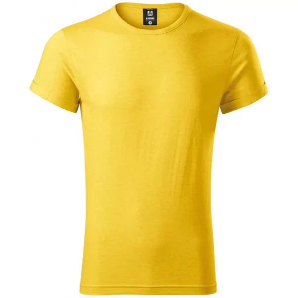  Tricou pentru bărbați ALTISPORT NoPrint NP/ALM361 EVIDENȚIERE GALBENĂ 