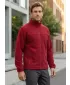 Hanorac pentru bărbați din fleece ALTISPORT NP/ALM105 ROȘU MARLBORO