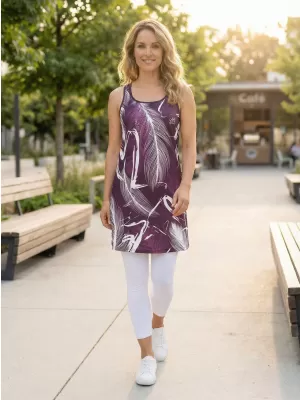 Rochie vestă funcțională premium pentru femei ALTISPORT VOJ/ALW001SAT01 VIOLET