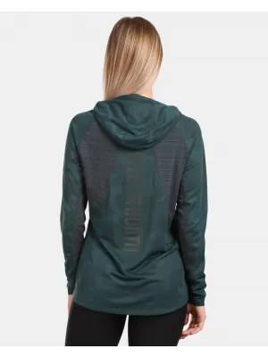Tricou funcțional de damă KILPI AILEEN-W VL0325KI VERDE ÎNCHIS