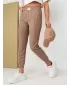 Pantalonii pentru doamne DSTREET MORSI UY2041 CARAMEL