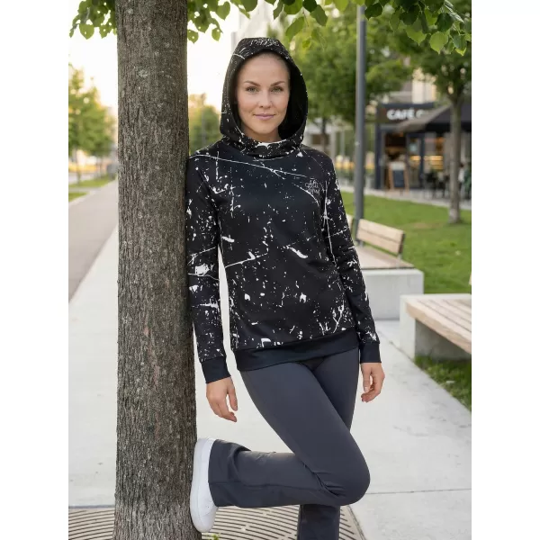  Hanorac funcțional premium pentru femei ALTISPORT VOJ/ALW034MI01 NEGRU 