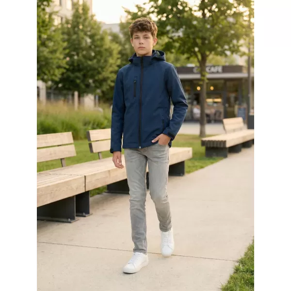 Jachetă softshell pentru copii ALTISPORT NP/ALK535 ALBASTRU MARIN 