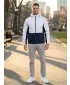 Jachetă pentru bărbați ALTISPORT NoPrint NP/ALM835 ALB